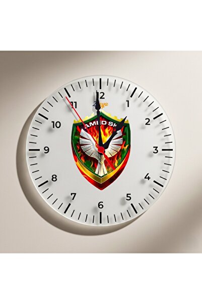 ZERYA Amedspor Themed Wall Clock - Amed Sports Clock