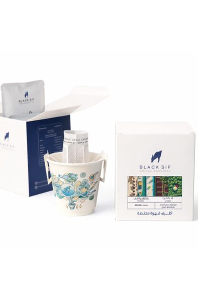 BLACK SIP COFFEE ROASTERS La Palmera Colombia 10 Drip Coffee Kit