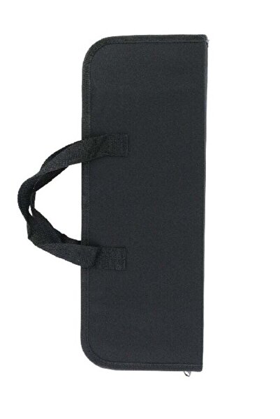 Living Accents مجموعة أدوات شواء مكونة من 16 قطعة مع حافظة جيبية فضية وسوداء