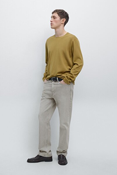 Massimo Dutti Bisiklet yaka pamuklu triko kazak