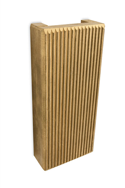 Trend Kitchen Eclora Modern Bohem Tarzı Dekoratif Ahşap Pilli Gold Duvar Apliği