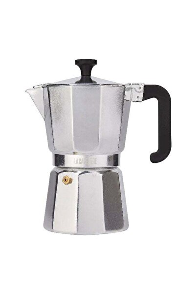 La Cafetiere Venice Leak-Proof Modern Style Aluminium Espresso Maker
