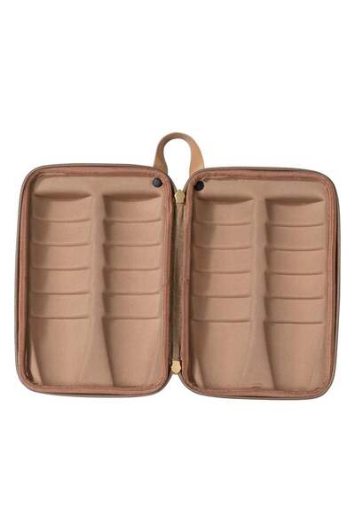 AL SANIDI Empty Shockproof Container, Tea Cup Case, Wooden, 15*22*7.2cm