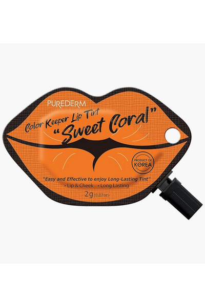 Purederm Sweet Coral Colour Keeper Lip Tint - 2 gms