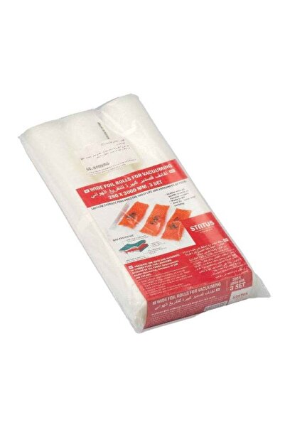 Status 3-Piece Wide Foil Rolls Clear 280 x 3000 mm