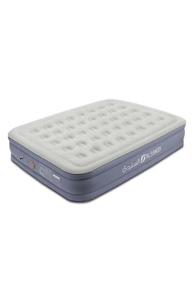 AL SANIDI Air Mattress, Air Bed, Kaki, Size203*152*40 Cm