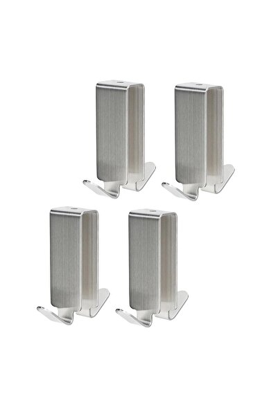 Arabest 4 Pack Shower Door Hooks, Stainless Steel Double Sided Shower Towel H...