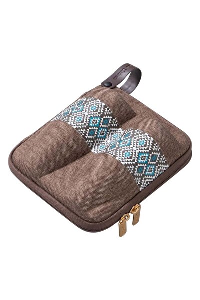 AL SANIDI Empty Shockproof Bag, Tea Cup Case, Oudi, Size 15*17*7.2cm