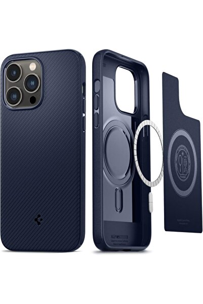 Spigen جراب Mag Armor MagFit للشحن المغناطيسي لهاتف Apple iPhone 14 Pro بشاشة...