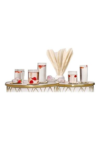 LİBBEY 12-Piece Elegant Design Adaline Sense and Style Juice Glass Set Clear