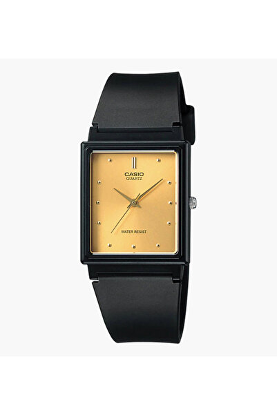 Casio Men Black Analog Resin Strap Watch