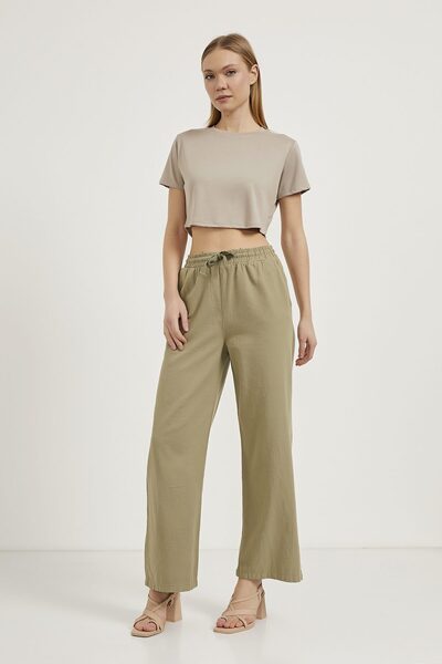 Arma Life ARMALIFE 5118 ЖІНОЧІ ШТАНИ З ГУМОВИМИ ВСТАВКАМИ PALAZZO