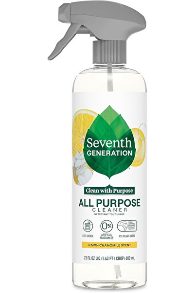 Seventh Generation بخاخ تنظيف متعدد الأغراض، برائحة الليمون والبابونج، 23 أون...