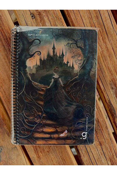 Gıpta Fairy Notes 80-листов тефтер с линии, спирална подвързия, твърда корица...