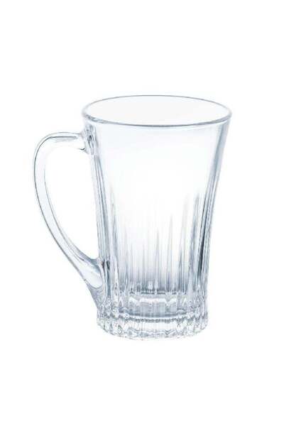 Luminarc 6-Piece Elegant and Modern Design High Quality Glass Tea Cup Set Cle...