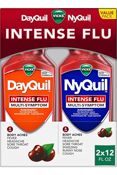 Vicks دايكويل ونايكويل سائل مكثف للإنفلونزا، عبوة اقتصادية