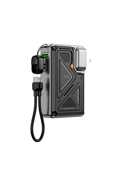 WIWU Wi-P057 Knight Serisi Wireless Type-C&Lightning Kablolu Standlı PD Power...