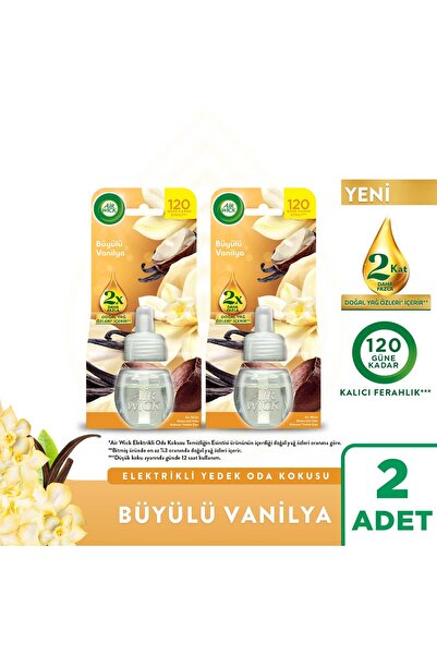 Air Wick Elektrikli Oda Kokusu Yedek Şişe Büyülü Vanilya 2x19 ML
