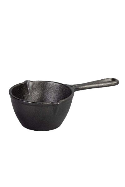 Lodge Seasoned Excellent Heat Distribution Cast Iron Melting Pot Black