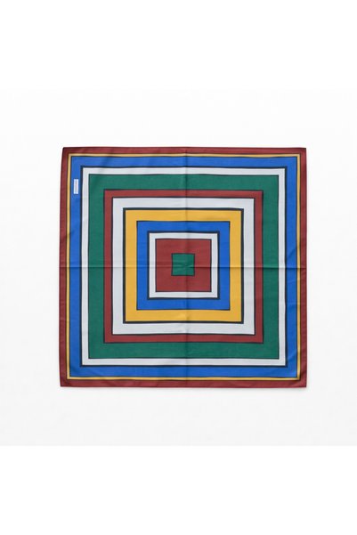 Şirin Giyim Aksesuar Women's Scarf Satin Striped Colorful - Bandana