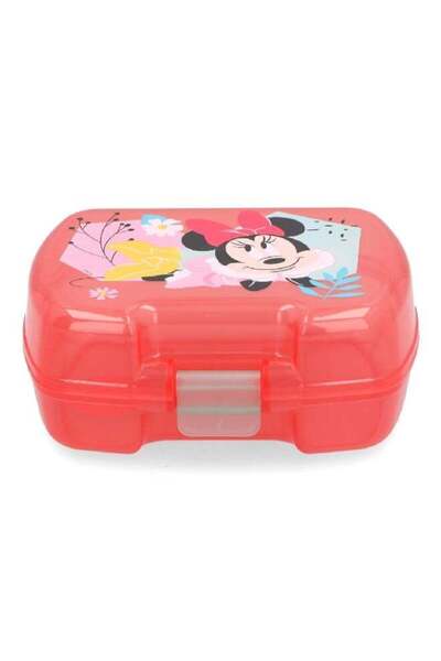 Stor Minnie Mouse Theme BPA-Free Rectangular Sandwich Box Red