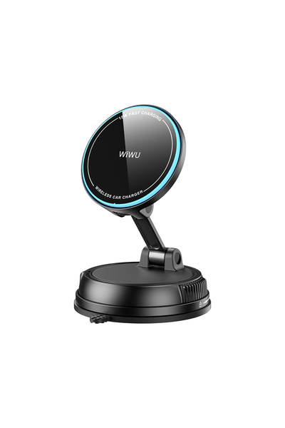 WIWU CH-326 M-safe Şarj Özellikli 360 Derece Dönebilen Vakumlu Araç Telefon T...