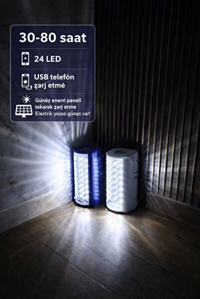 MEMİTA 24 led 80 saat ortalama yanma süresi güçlü ve parlak ışıldak