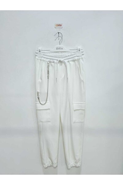 incity بنطلون للأولاد بتفاصيل جيوب وسلسلة - الموسم الجديد