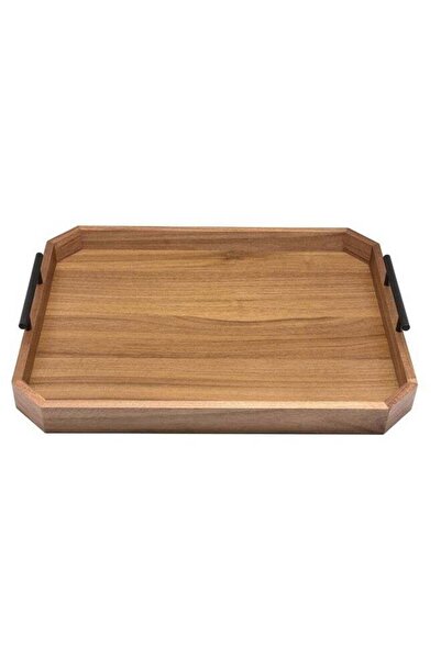 Bien Servi High Quality Acacia Wood Serving Tray Brown 7.7 x 37.5 x 49 cm