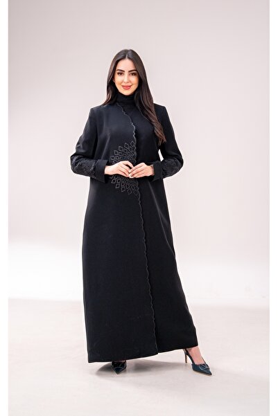 Abay Lausanne embroidered blazer - black