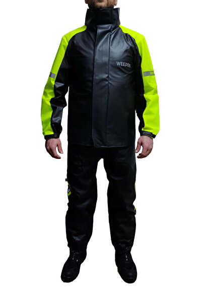 WEEDOR YAĞMURLUK DİKİŞSİZ TAKIM B2 SARI MOTORCU YAĞMURLUĞU