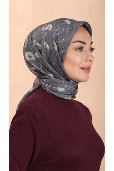 locella Lo'cella Pamuklu Soft Eşarp 4531-5 Gri