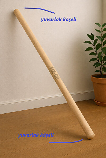 FIX-GO 145 Cm Uzunluk, 25 Mm Kalınlık Havşalı Pürüzsüz Sağlam Ahşap Yuvarlak ...