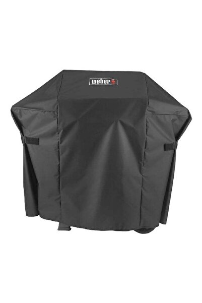 WEBER Water Resistant Premium Polyester Grill Cover Black