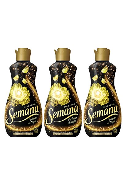 Semana Laundry Conditioner PERFUMES of GOLD 800ML x3