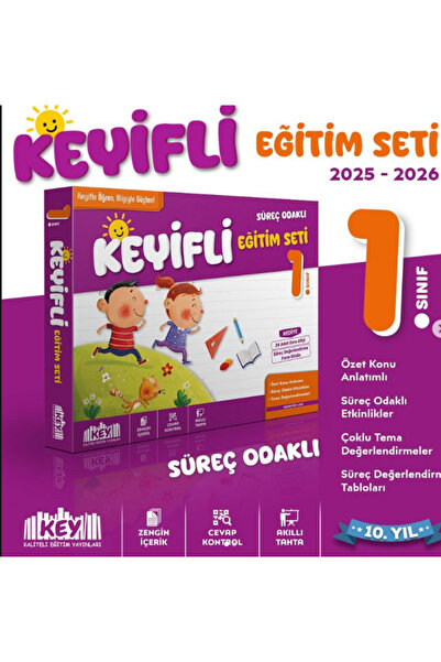 Kaliteli Eğitim Yayınları Key Yayınları 1. Sınıf Keyifli Eğitim Seti (2. Dönem)