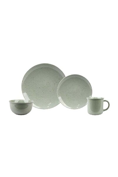 Bien Servi 16-Piece Elegant Design Dinner Set Green