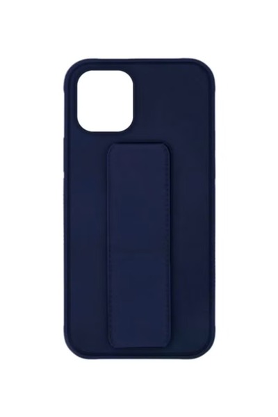 Primo Plus Protective case for iPhone 12 with built-in phone holder - Dark Blue