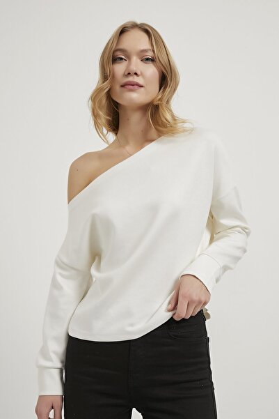 Arma Life ARMALIFE 1249 بلوزة نسائية فضفاضة بدون أكتاف