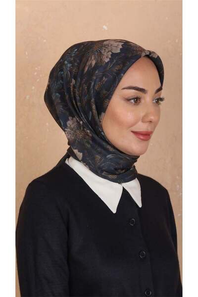 locella Lo'cella Pamuklu Soft Eşarp 4532-3 Lacivert