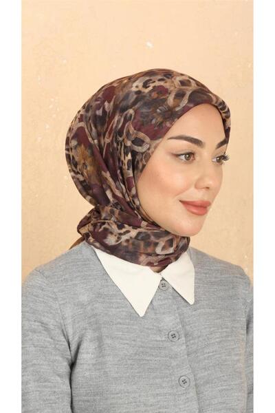 locella Lo'cella Pamuklu Soft Eşarp 4529-1 Bordo