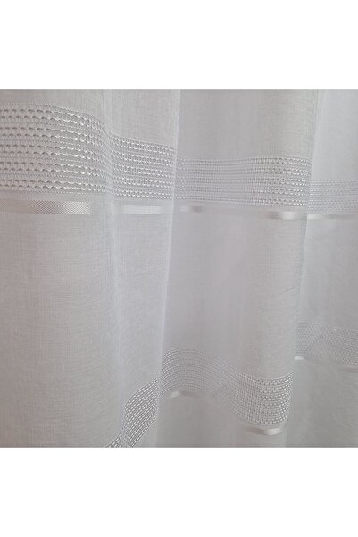Perdelenoi by Igni Comex Thick Curtain with Embroidered Stripes with Universa...