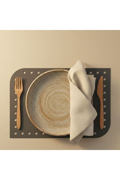 Grand Fine Art 2 Pieces Leather American Service Set-33X44 cm American Servic...