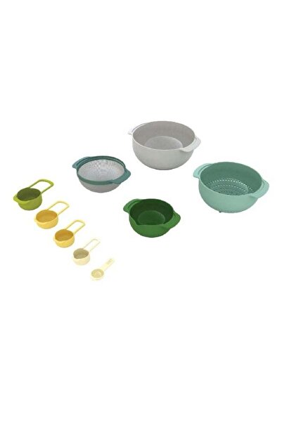 Joseph Joseph مجموعة أوعية بولي بروبيلين متداخلة آمنة للاستخدام في غسالة الأط...