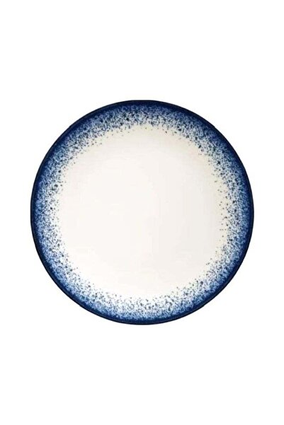 Generic Kutahya Starry Dreams Porcelain Round Flat Dinner Plate Blue and Whit...