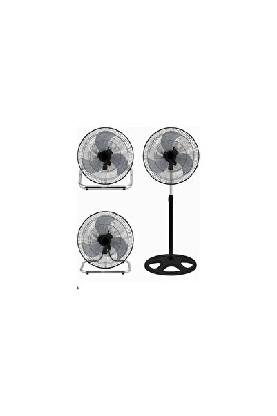 fullreyon 18'' İnç 3 Kademeli, 3 Farklı Kullanıma Uygun (Ayaklı, Duvara Monte...