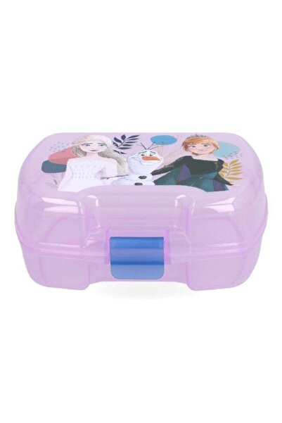 Stor Frozen Theme BPA-Free Rectangular Sandwich Box Purple and Blue