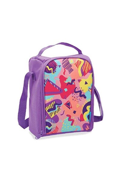 Smash Printed Zipper Closure Lightweight Insulated Lunch Bag