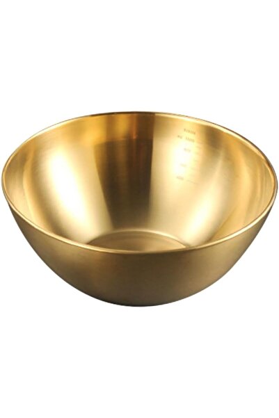 Qerhome Luxury Gold Steel Mixing Bowl Goldmix 1800 ml (23 cm)