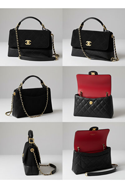 Velvet Vault Women's luxury velvet handbag in a classic quilted style - top h...